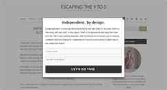 Desktop Screenshot of escapingthe9to5.com